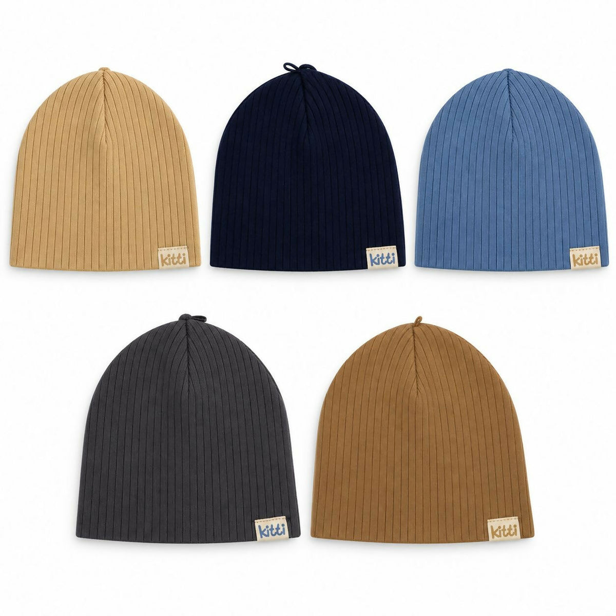 Infants Cotton Beanie For Spring and Winter-For Baby Boys (0-18 Months)