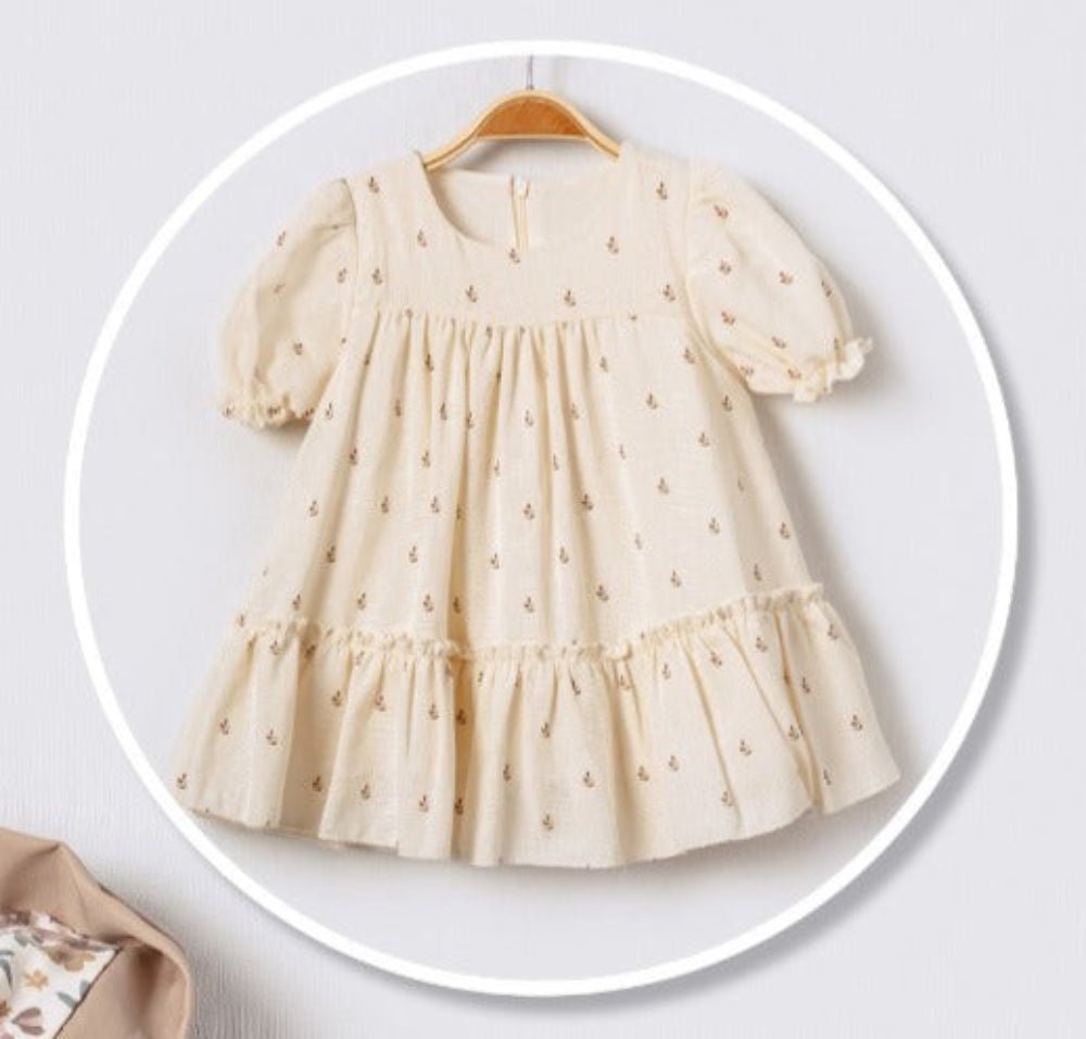 Adorable Little Girls' Dress - Perfect for Dressy Events, Spring & Summer 2-Piece Girls' Outfit - Wear Sierra
