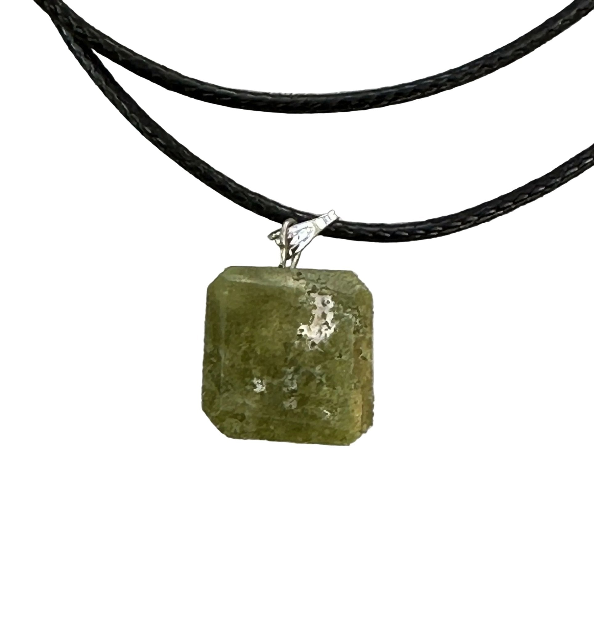 African Jade Natural Stone Bracelet with Matching Necklace - Wear Sierra