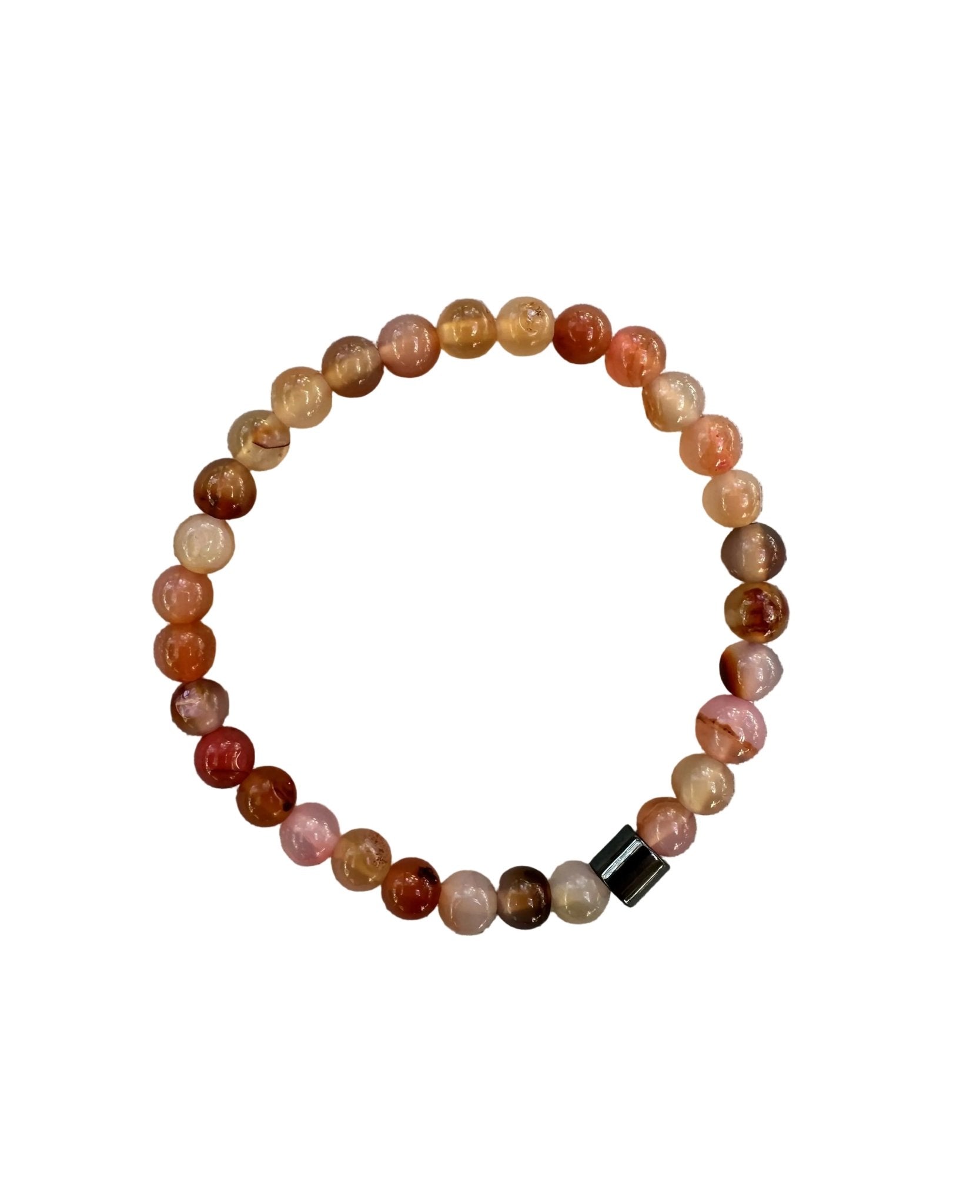 Agate Natural Stone Bracelet with Matching Necklace - Wear Sierra