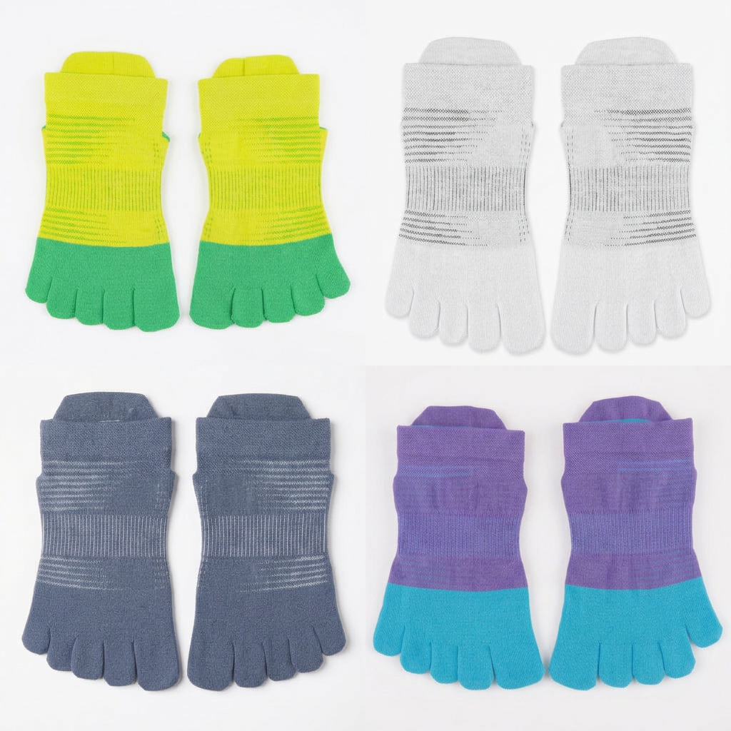 Performance Toe Socks for Men & Women with Enhanced Arch Support
