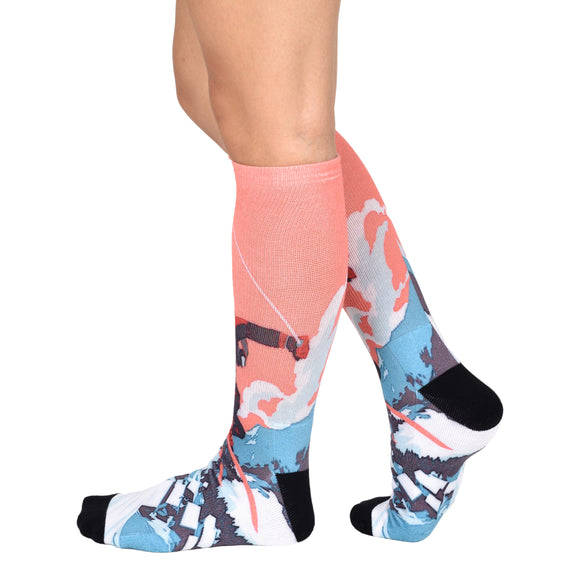 Men & Women's CoolMax Knee-High Socks, Nature Inspired Collection for Men & Women Eco-Friendly Knee High Socks