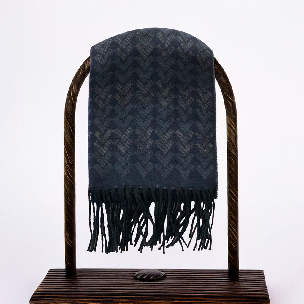 Italian Inspired Scarf for Men Double-Sided Classic Herringbone Pattern Perfect for Gifting!