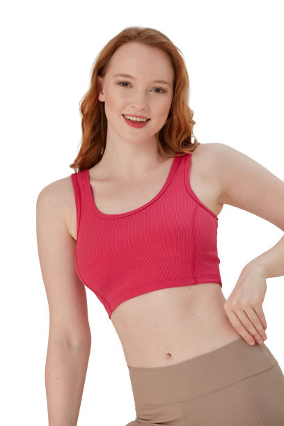 Juniors' and Women's Unlined Sports Top Activewear, Comfortable Soft Bra for Yoga, Walking, Sports - Wear Sierra