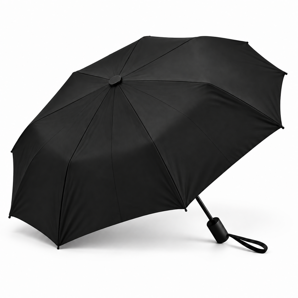 Compact Folding Travel Umbrella, 37.8-Inch Canopy, Portable Rain Umbrella for Women, Men and Kids