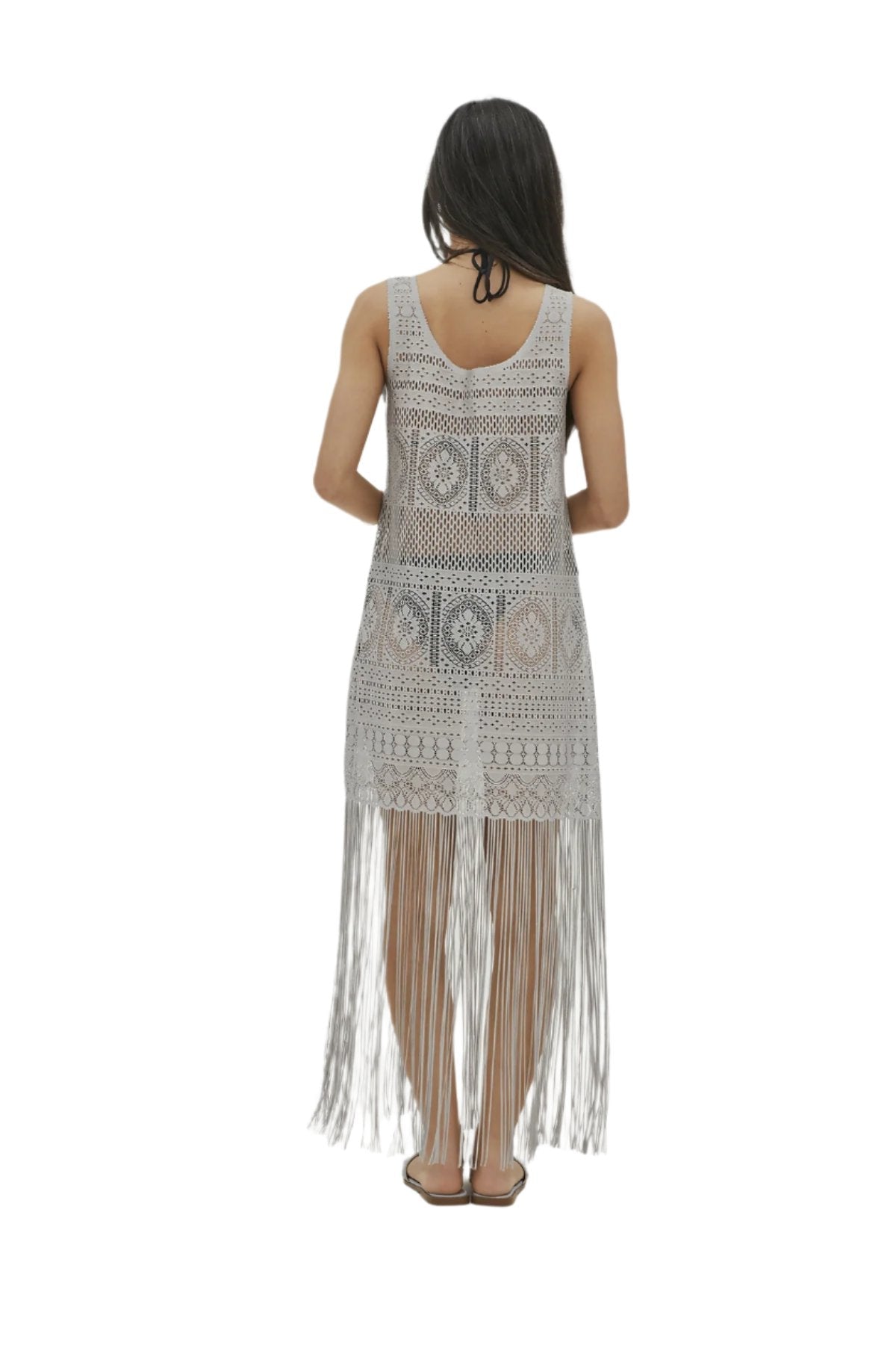 Beautiful Long Women's Beach Dress, Cover Up Dress for Lake, Pool, Beach, Cruise - Wear Sierra