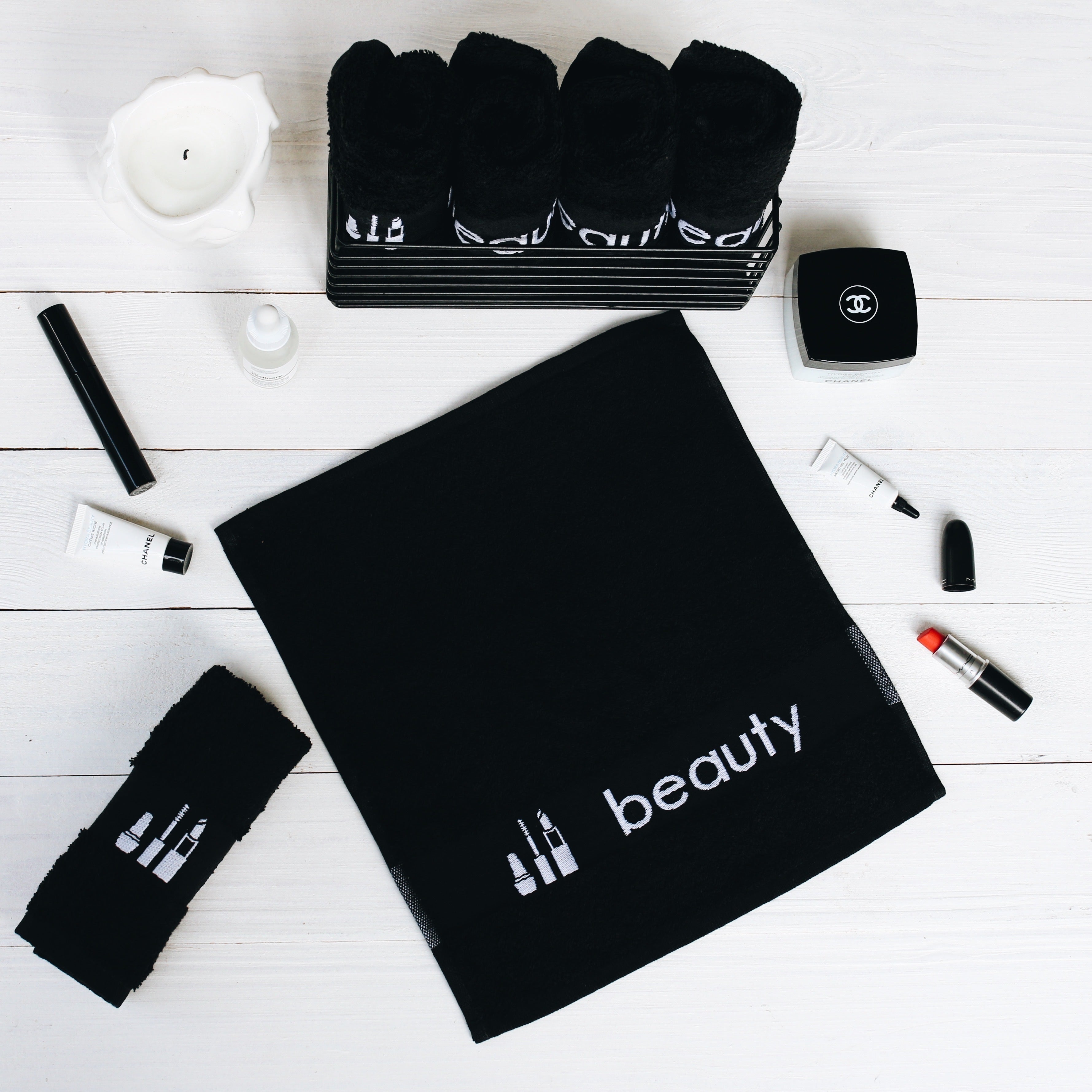 Women's Make-Up Removal Turkish Cotton Washcloths, Great for Facials, Morning & Nightly Skin Care Regimen - 6 Pack of Oversized Cotton Face Towels