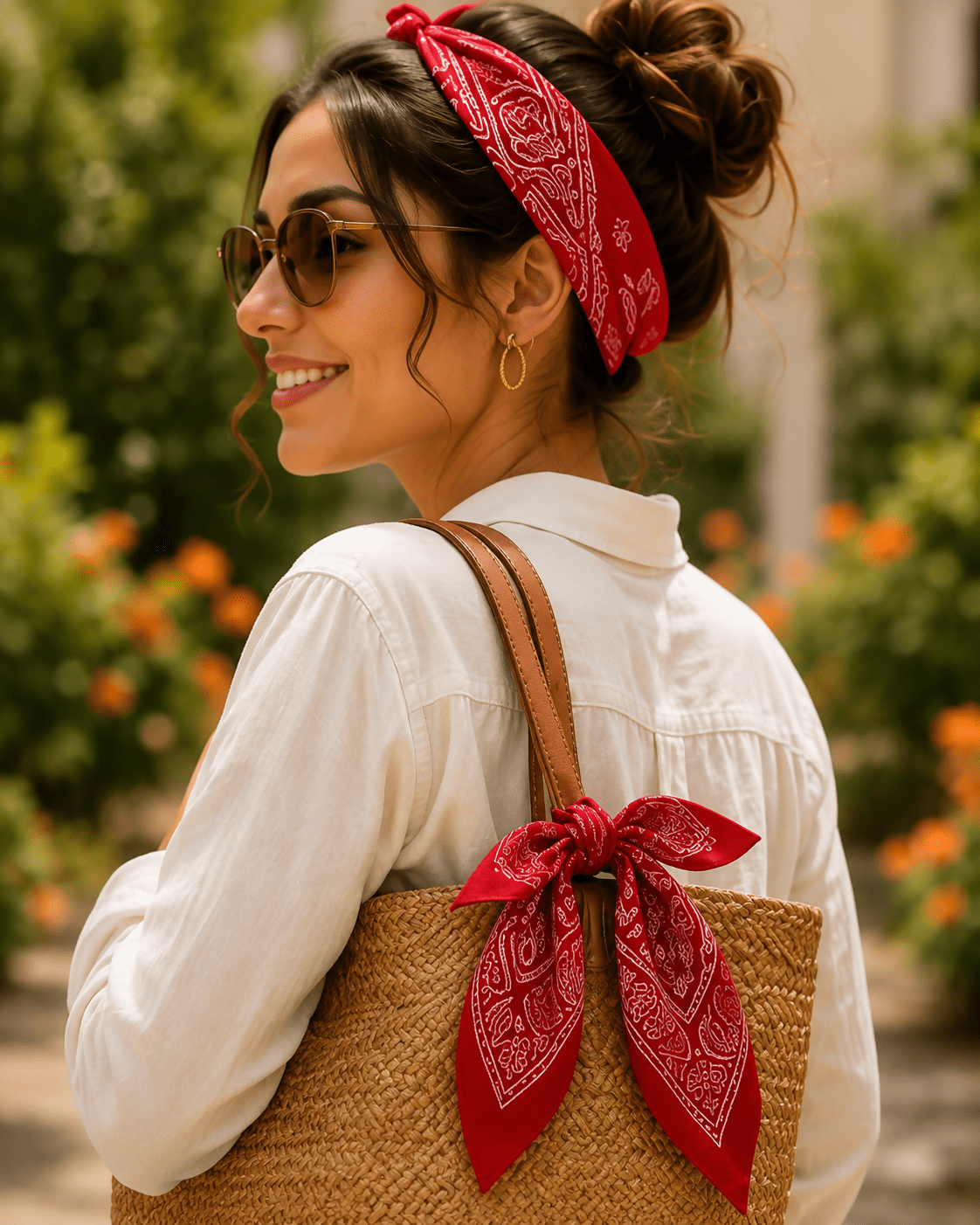 Boxed Cotton Scarf Collection – 4-Piece Paisley Bandana Set - Wear Sierra