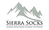 Sierra Socks logo with mountains.