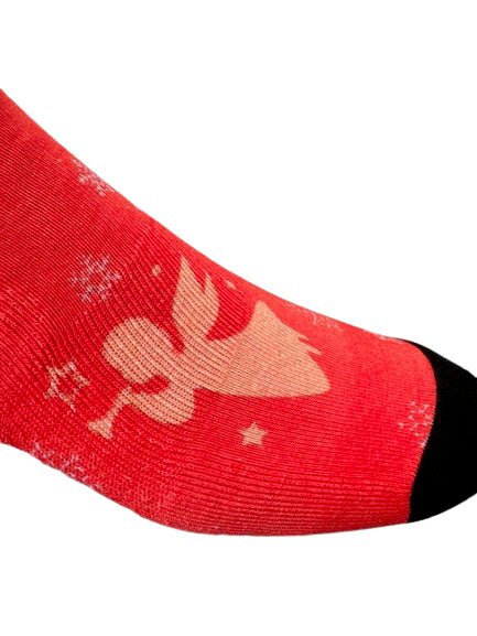 Christmas and Hanukkah Holiday Colorful CoolMax Crew Socks for Men & Women - Angels - Wear Sierra