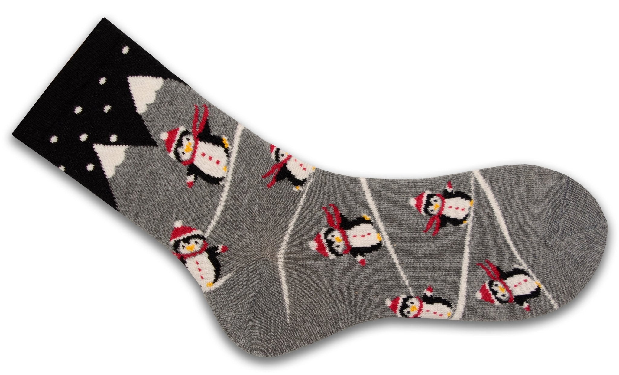 Christmas Designs Cotton Crew Socks for Women in Fun Holiday Patterns Socks for Stocking Stuffers - Wear Sierra