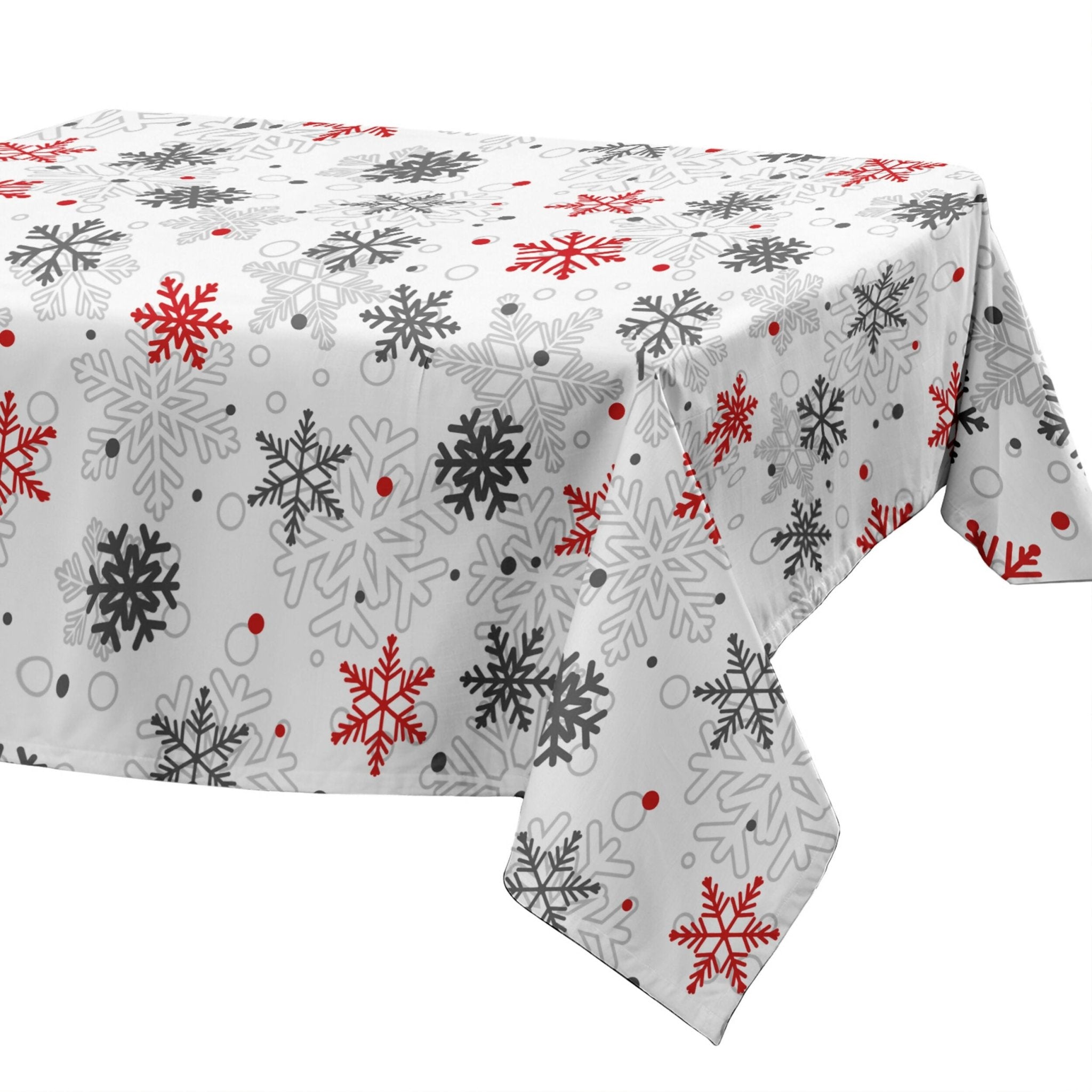 Christmas Tablecloth – Stain Resistant Fabric, Wrinkle-Free Table Cover for Dining Room or Kitchen Decor - Wear Sierra