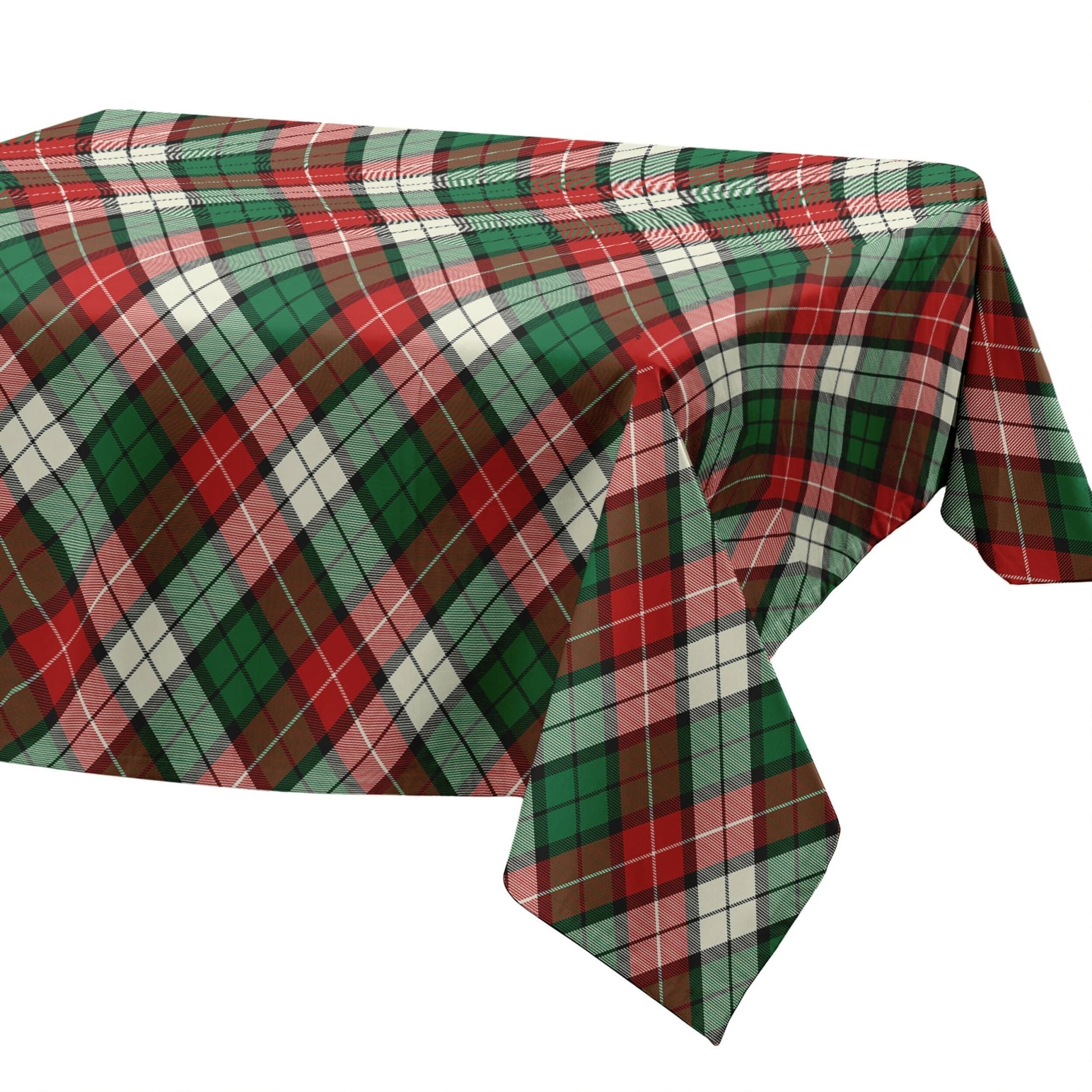 Christmas Tablecloth – Stain Resistant Fabric, Wrinkle-Free Table Cover for Dining Room or Kitchen Decor - Wear Sierra