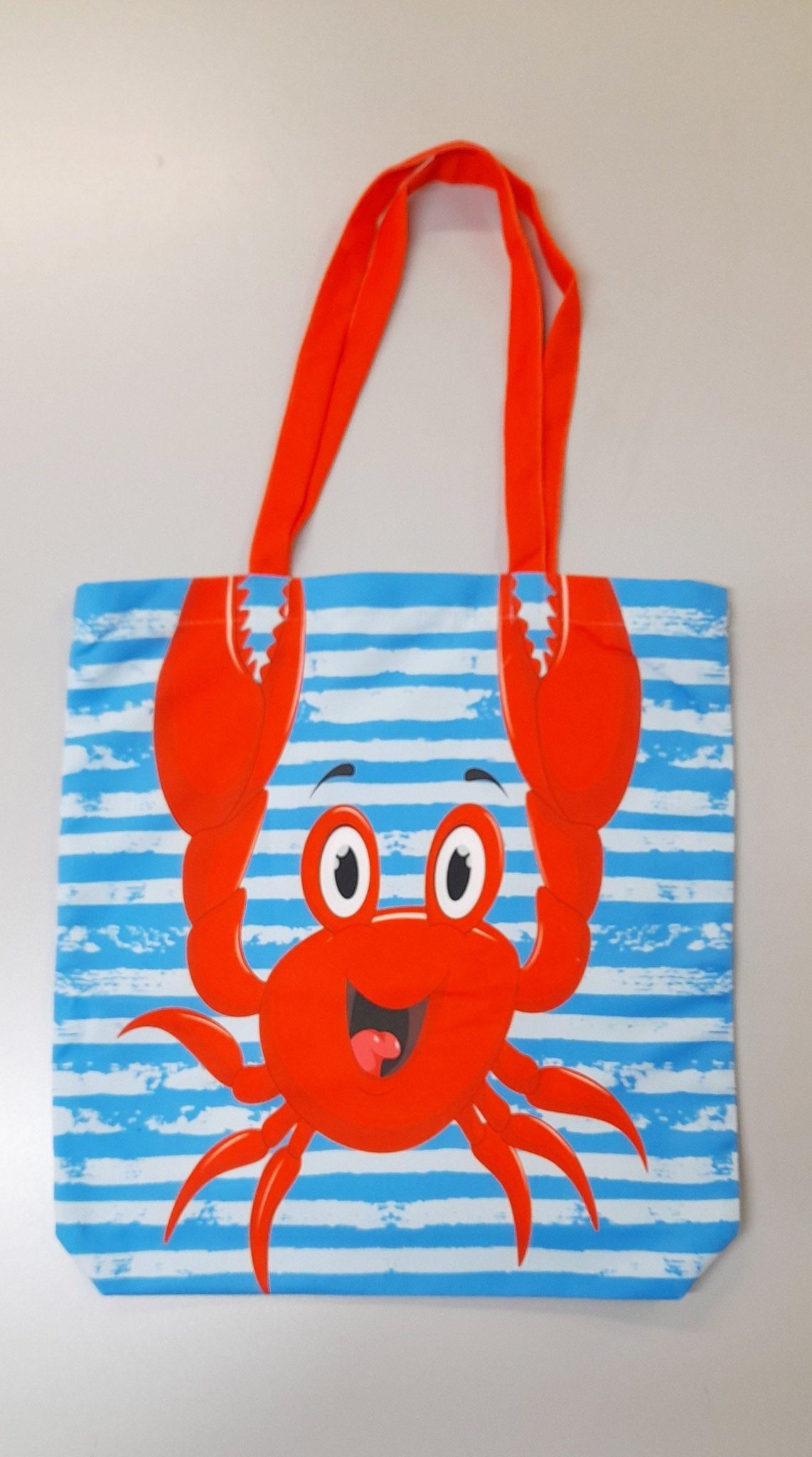 Crab Patterned Tote Bag - Great for the Beach or Cruise, Multi-Use Tote Bag for Moms and Kids - Wear Sierra
