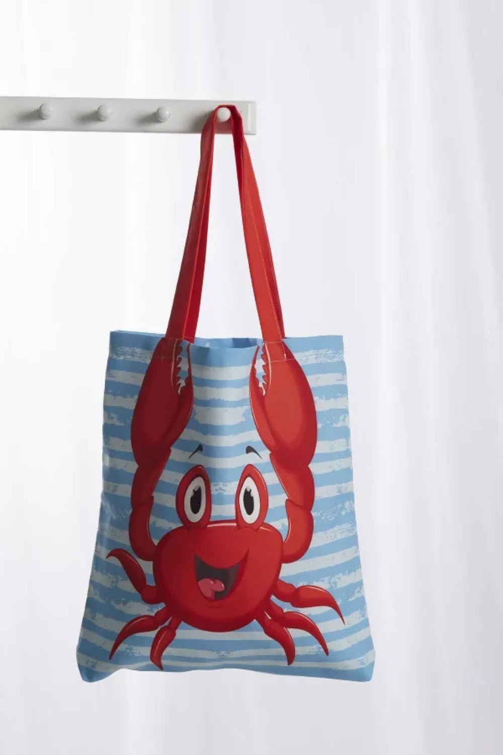 Crab Patterned Tote Bag - Great for the Beach or Cruise, Multi-Use Tote Bag for Moms and Kids - Wear Sierra