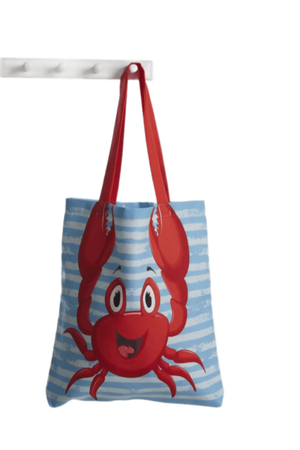 Crab Patterned Tote Bag - Great for the Beach or Cruise, Multi-Use Tote Bag for Moms and Kids - Wear Sierra