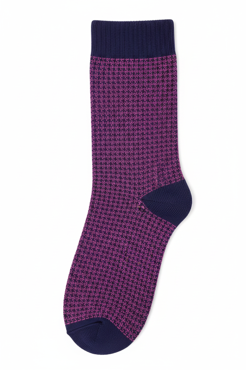 Men's Dress Socks – Combed Cotton, Seamless Toe All-Day Comfort