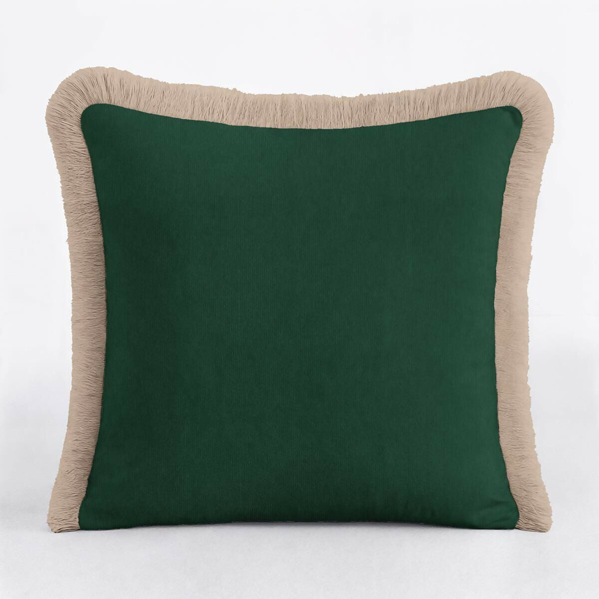 Decorative Bohemian Velvet Fringe Pillow Cover Set of 2, For Sofa, Couch, Bed - Wear Sierra