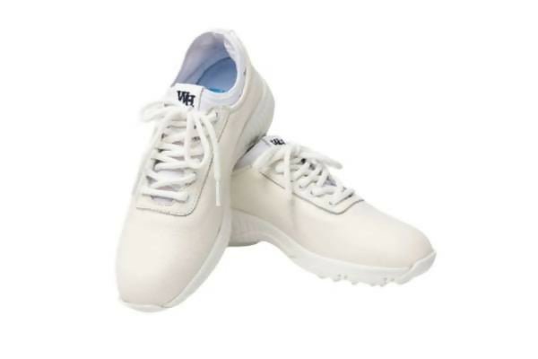 Deerskin - Ace Men's Golf Shoes in White - Wear Sierra