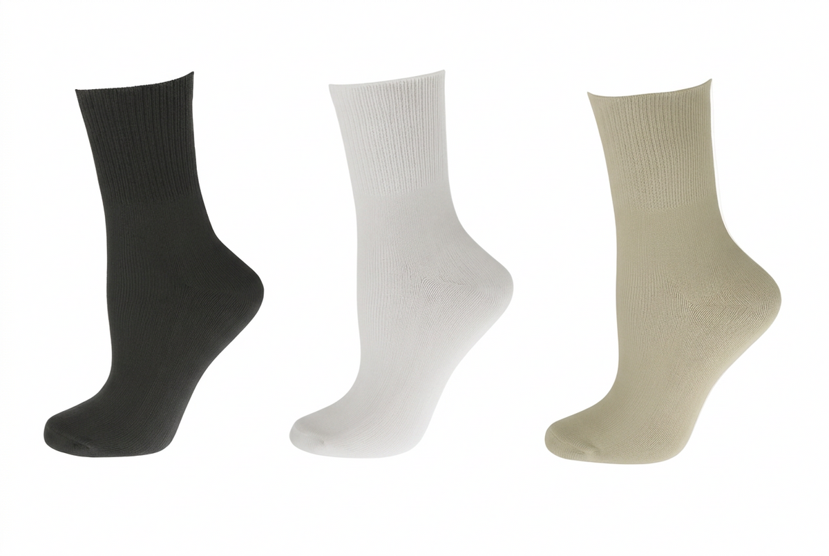 Diabetic/Arthritic Cushioned Cotton Ankle Socks 3 Pack Women Socks - Wear Sierra