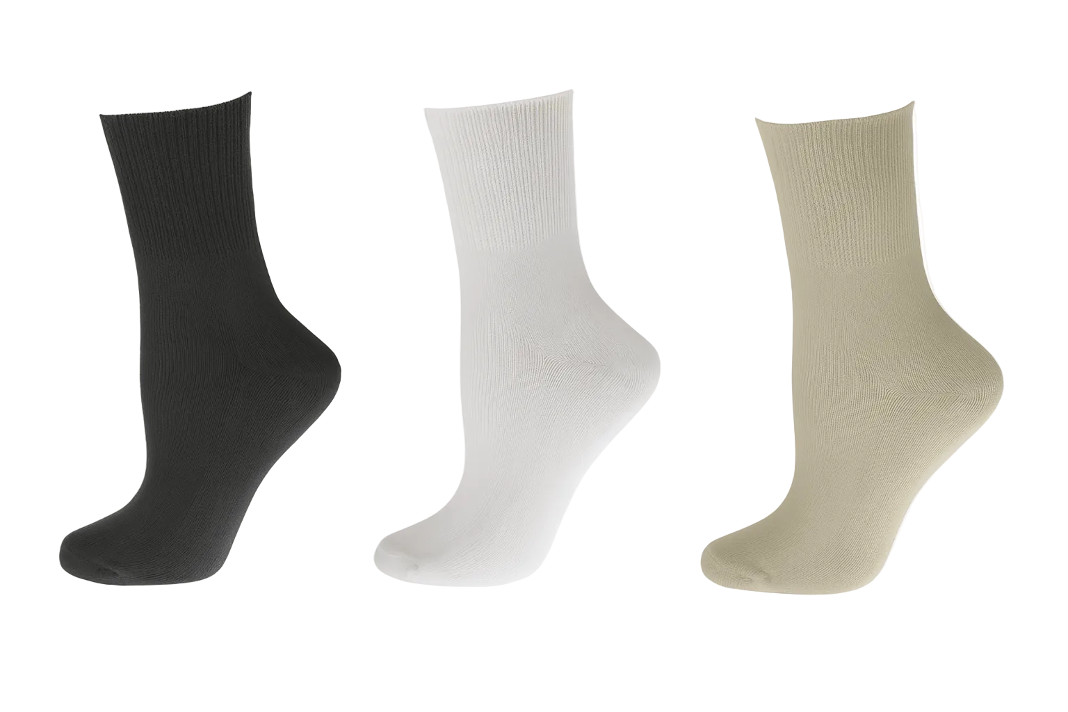 Diabetic/Arthritic Cushioned Cotton Ankle Socks 3 Pack Women Socks - Wear Sierra