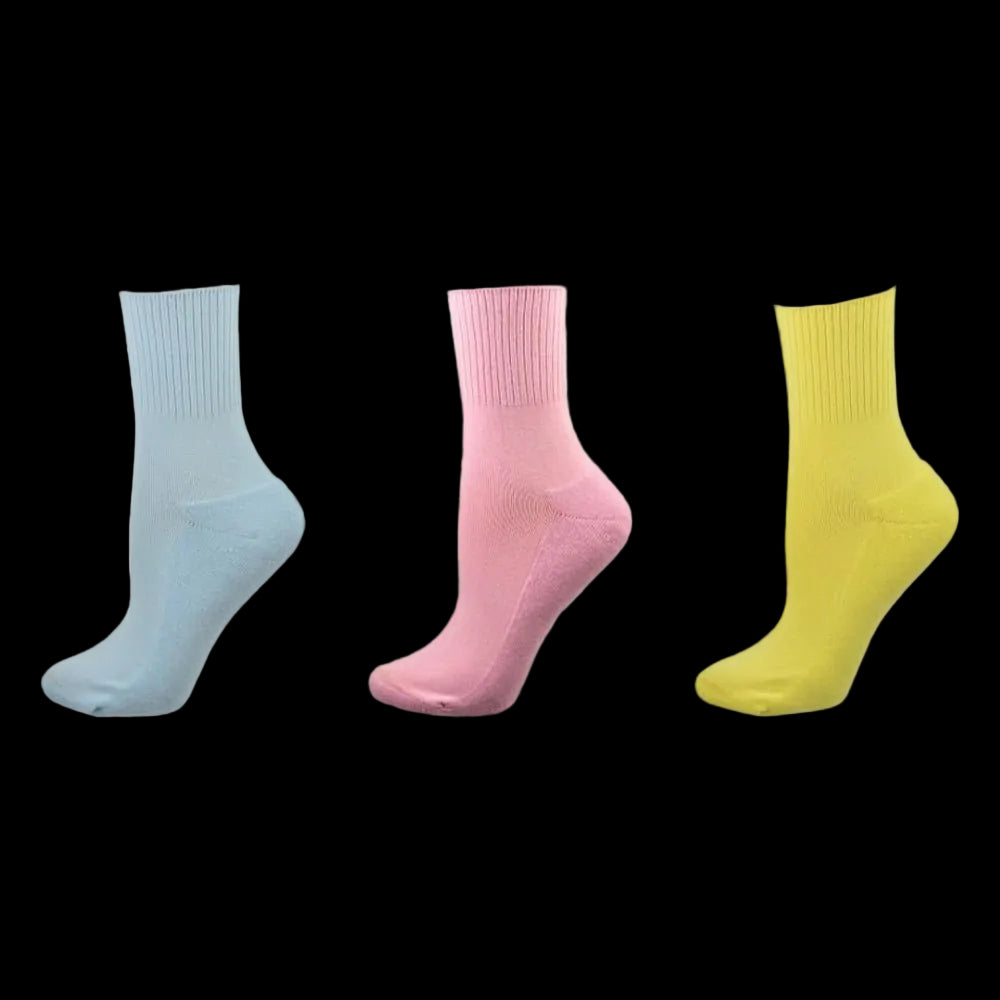 Diabetic/Arthritic Cushioned Cotton Ankle Socks 3 Pack Women Socks - Wear Sierra