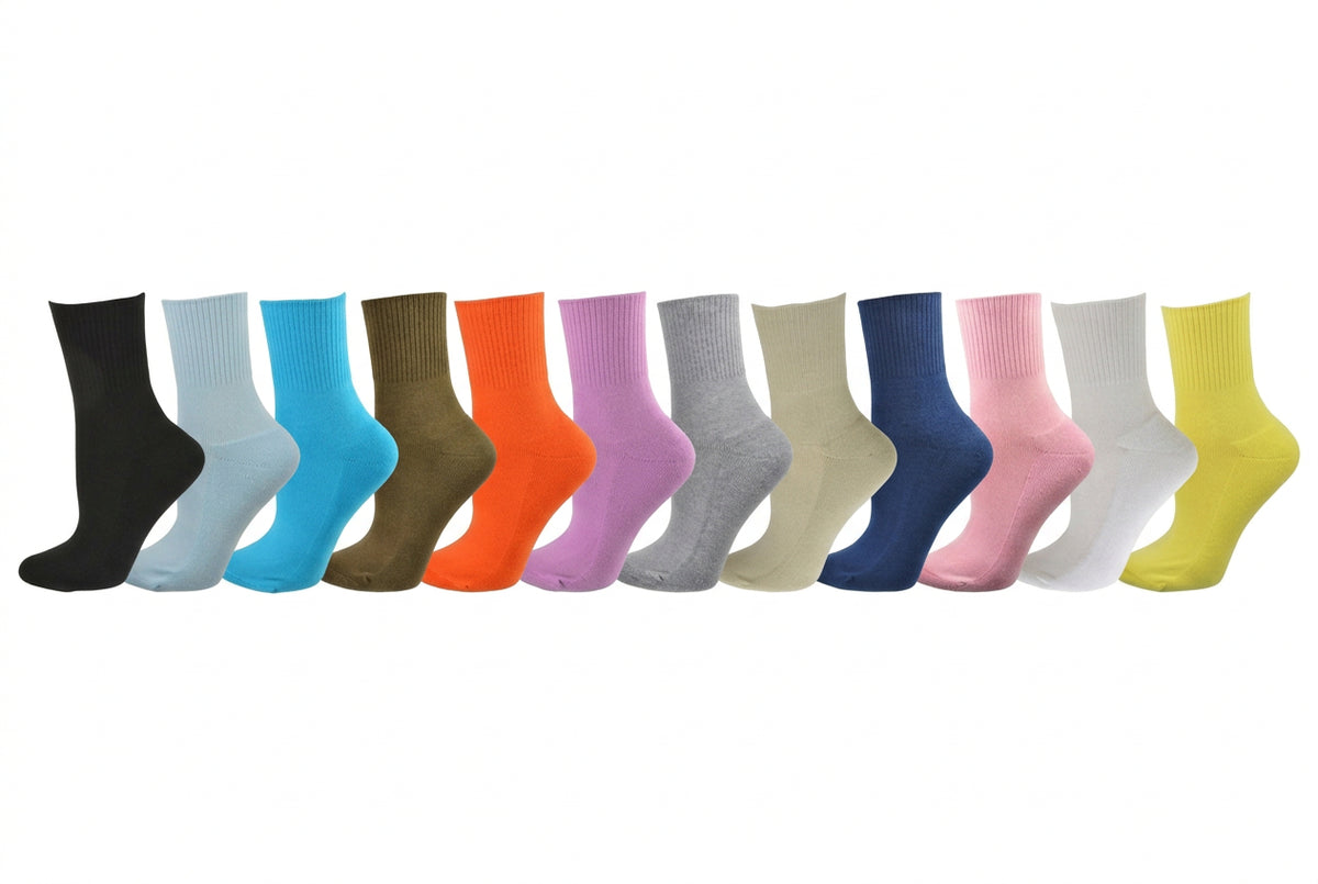 Diabetic/Arthritic Cushioned Cotton Ankle Socks 3 Pack Women Socks - Wear Sierra