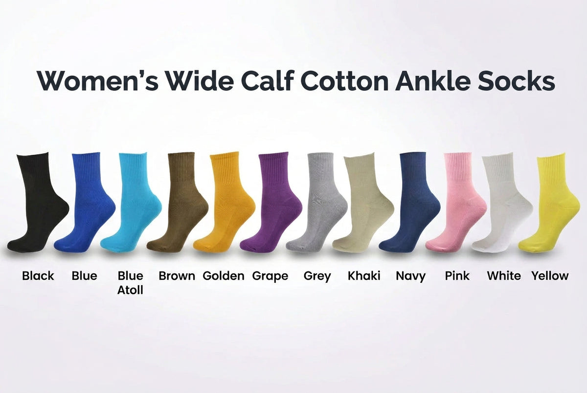 Diabetic/Arthritic Cushioned Cotton Ankle Socks 3 Pack Women Socks - Wear Sierra