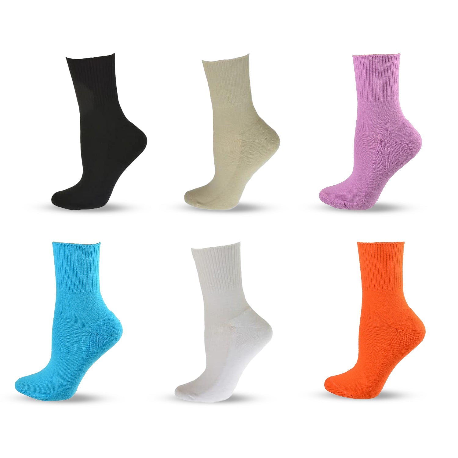Diabetic/Arthritic Cushioned Cotton Ankle Socks 3 Pack Women Socks - Wear Sierra