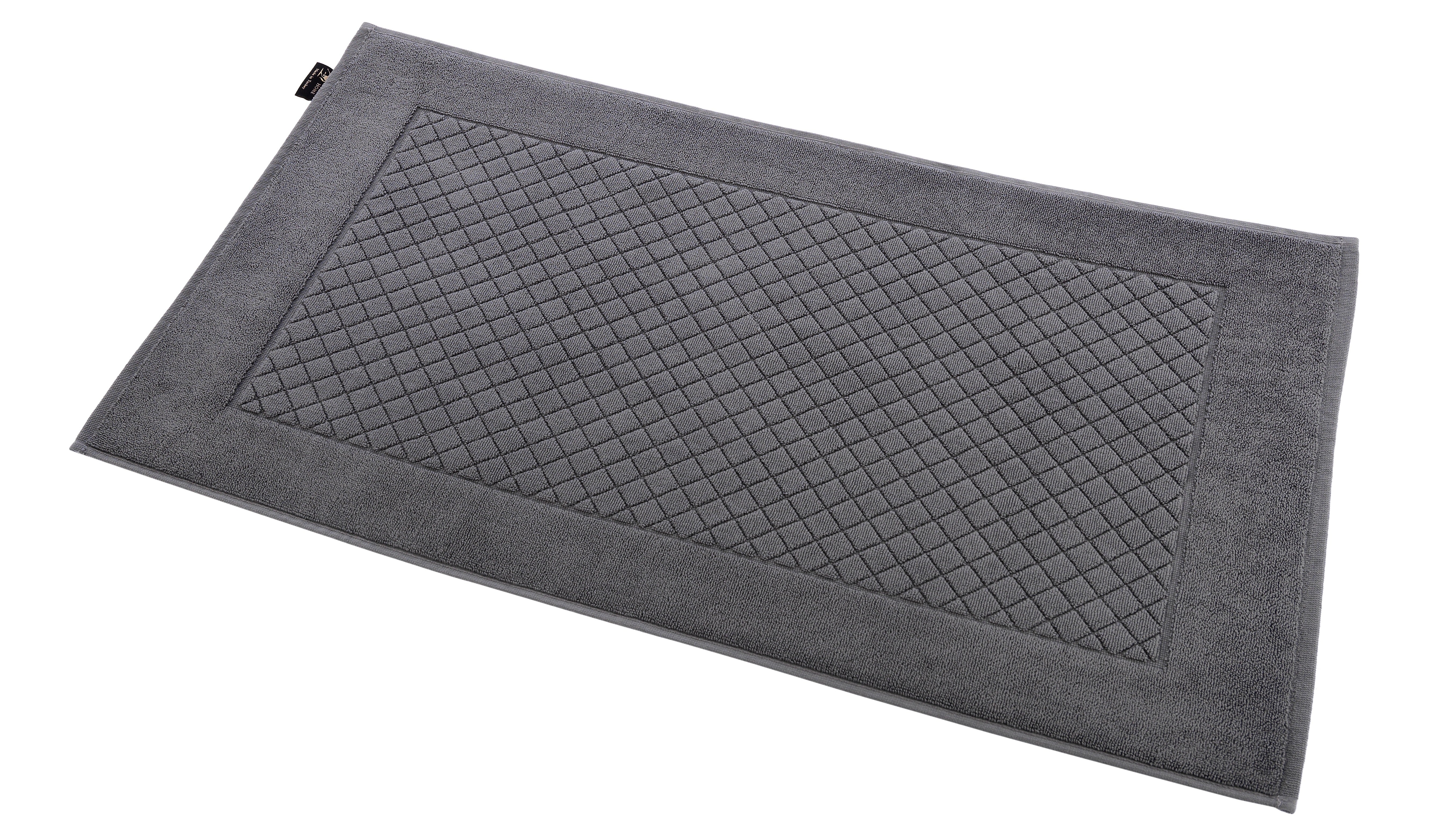 Luxury Hotel Style Ultra Soft Turkish Cotton Bath Mats - 2 Pack Oversized 20" x 30" Bathroom Rug, Diamond Pattern