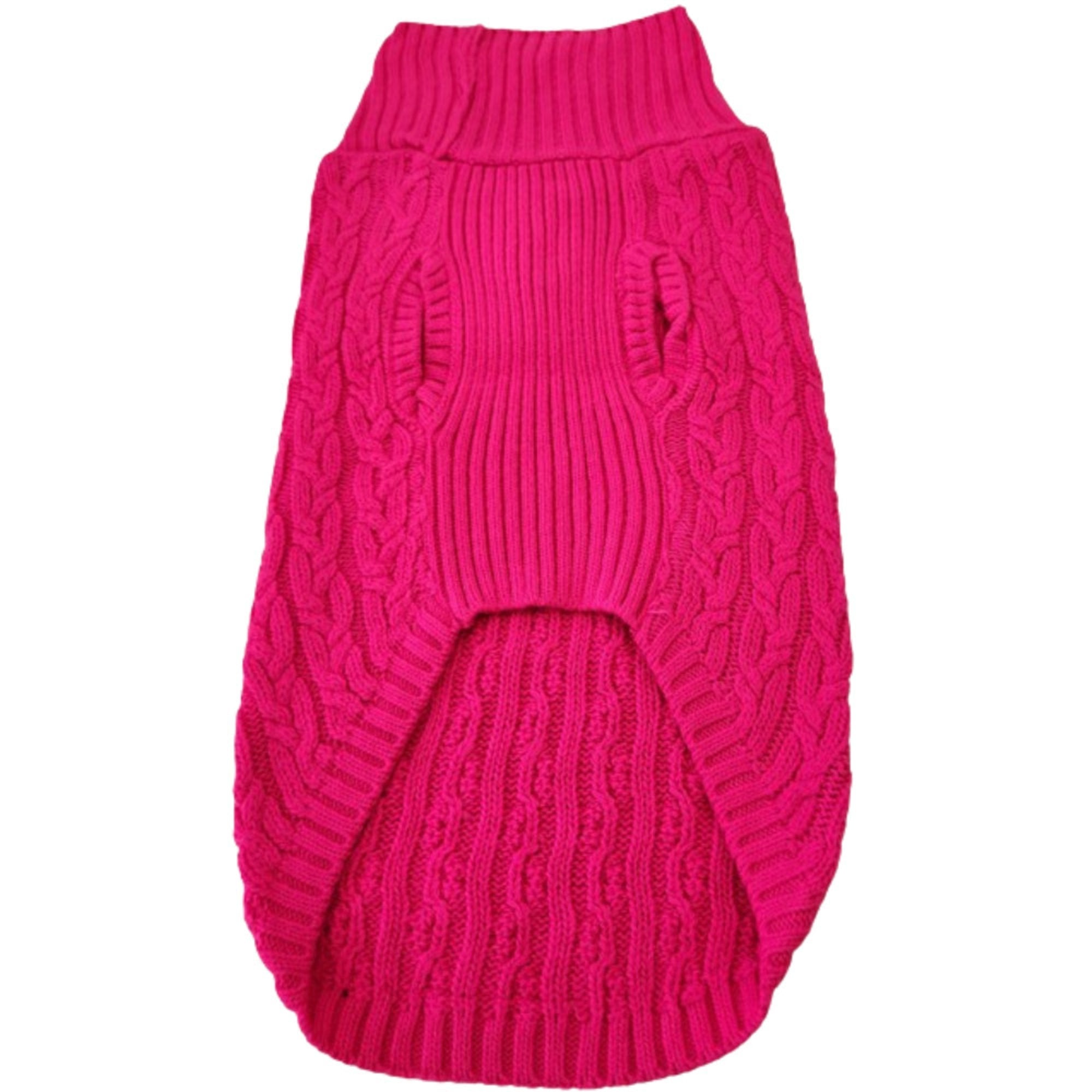 Dog and Cat Colorful Knitted Turtleneck Sweater - Wear Sierra