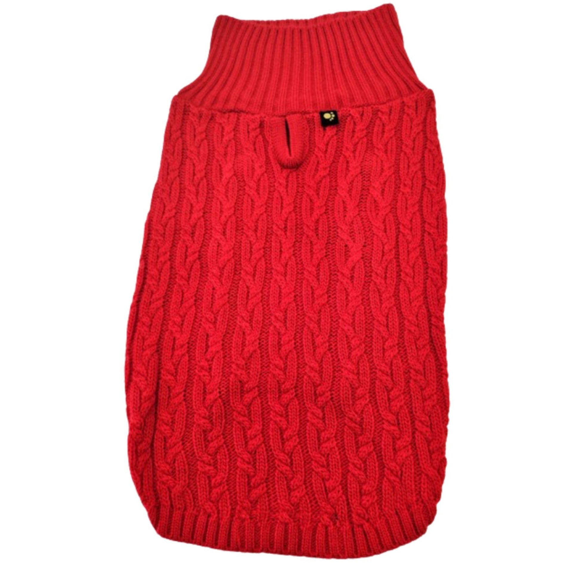 Dog and Cat Colorful Knitted Turtleneck Sweater - Wear Sierra