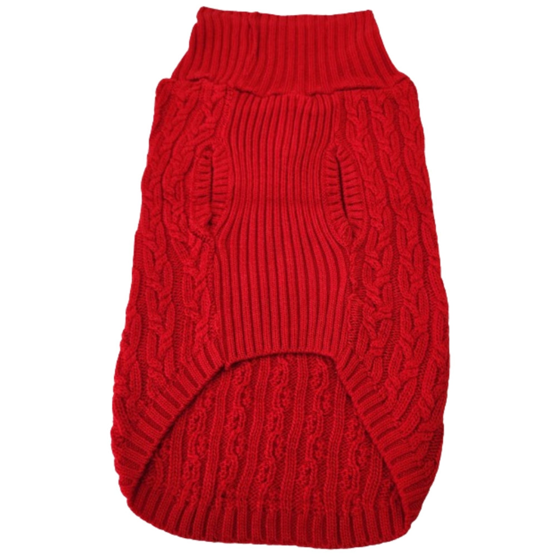 Dog and Cat Colorful Knitted Turtleneck Sweater - Wear Sierra
