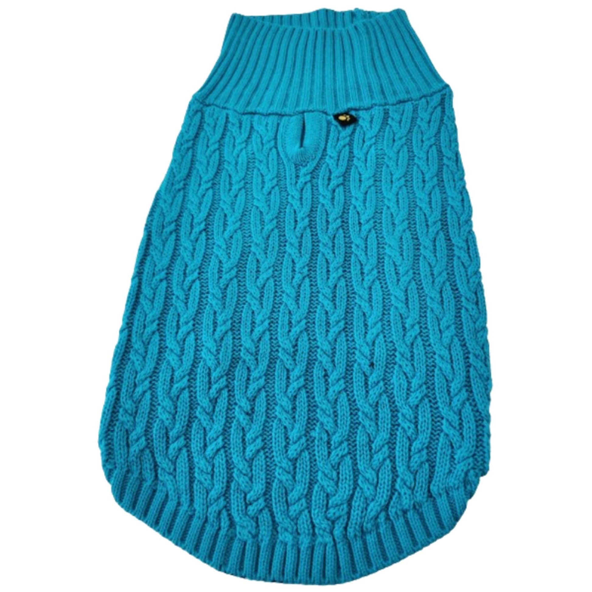Dog and Cat Colorful Knitted Turtleneck Sweater - Wear Sierra