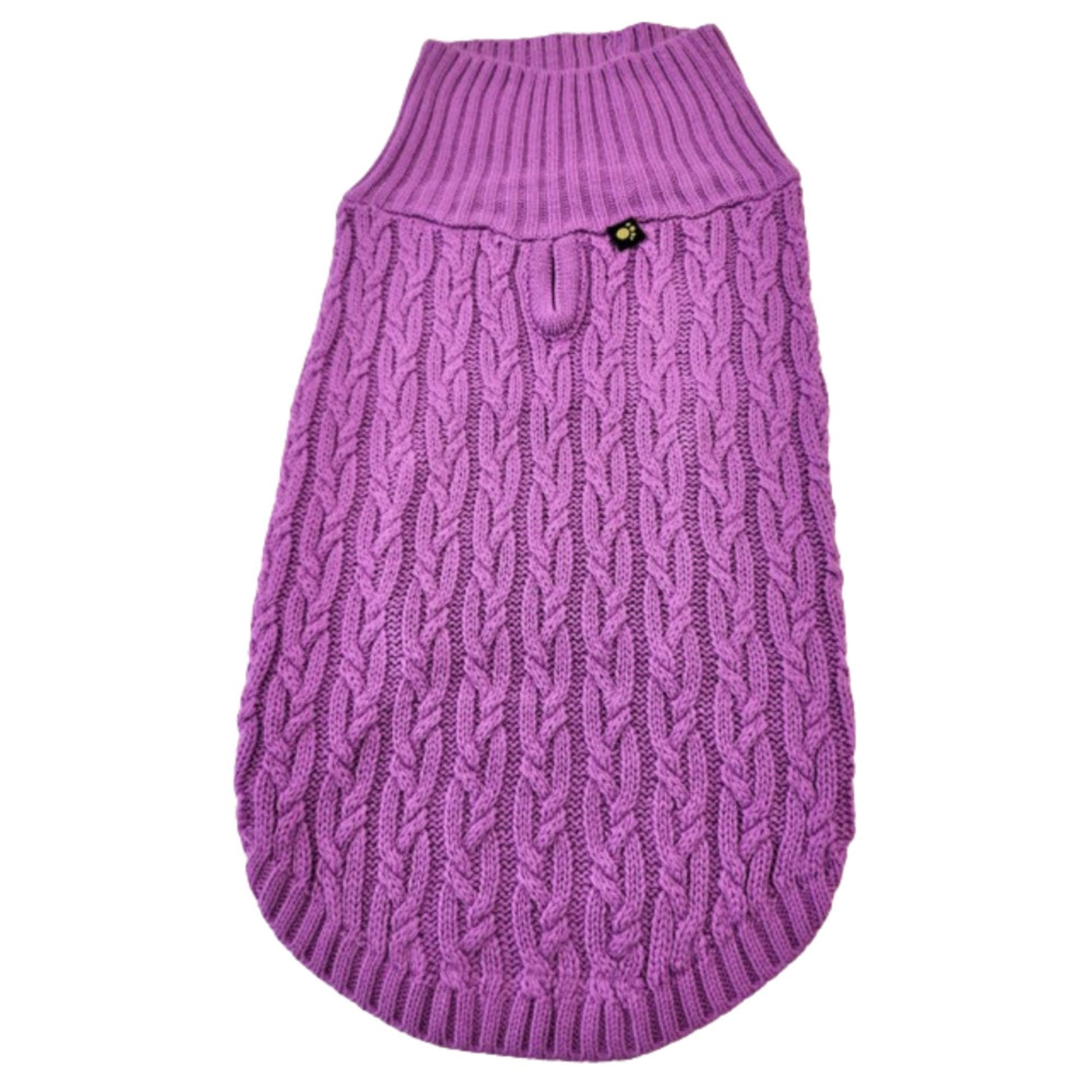 Dog and Cat Colorful Knitted Turtleneck Sweater - Wear Sierra