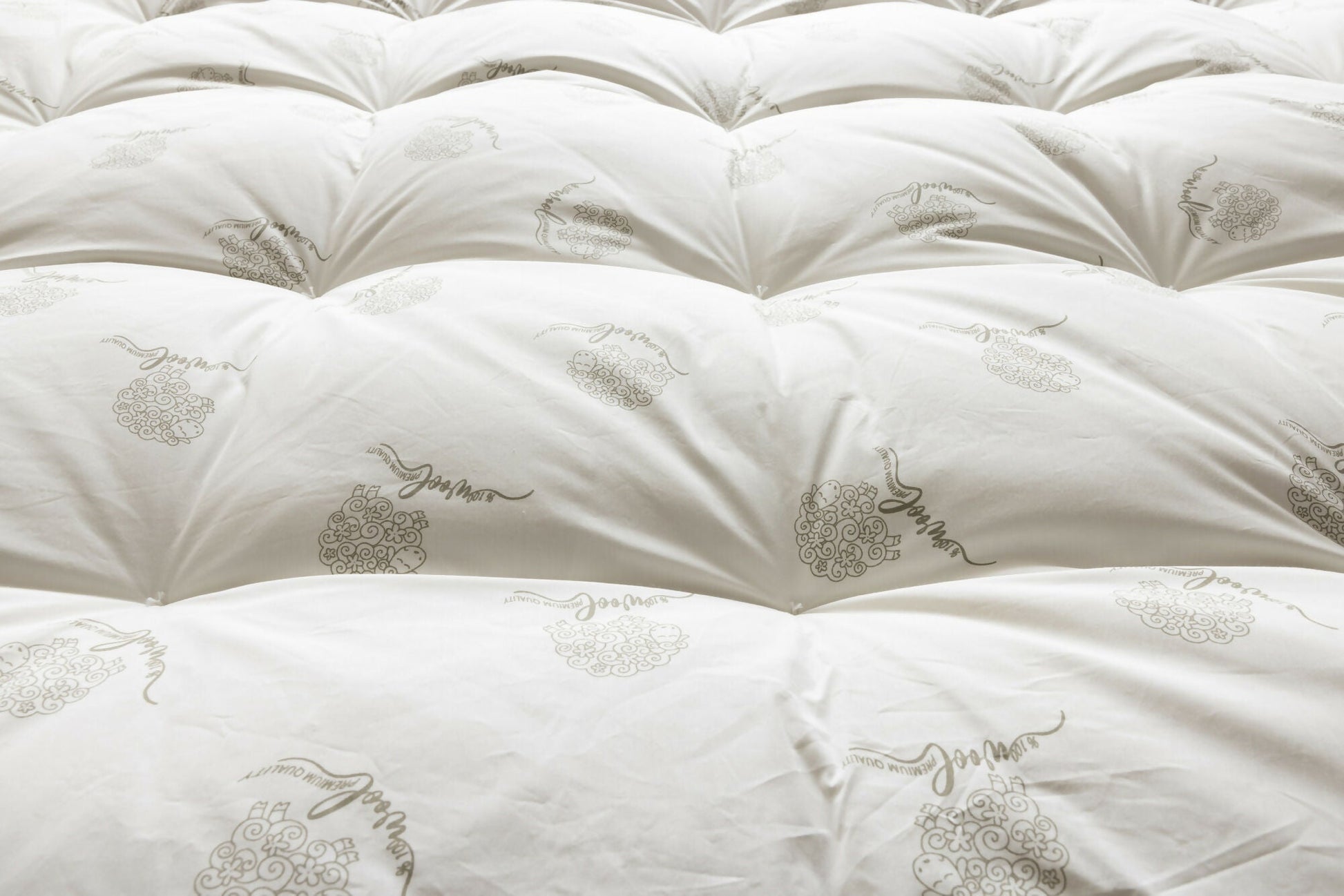 Duvetta 100% Natural New Zealand Merino Wool Mattress Topper – 3" Thick Pillow Top (King) - Wear Sierra