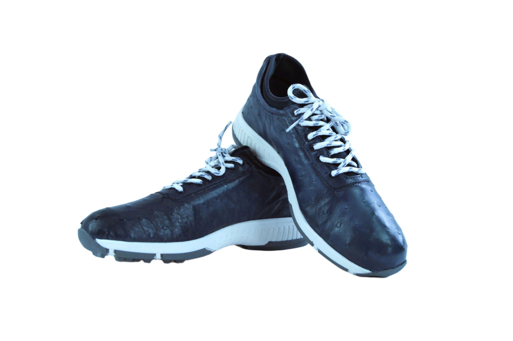 Eagle - Ostrich Skin Golf Shoes for Men in Gray - Wear Sierra