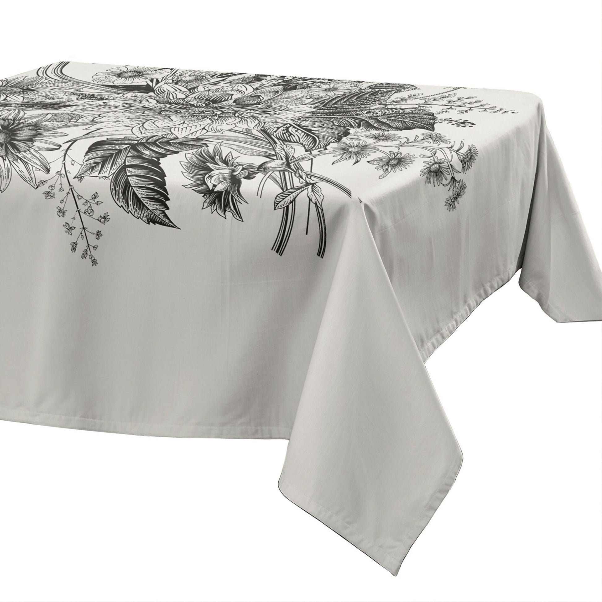 Everyday Essentials Tablecloths – Stain Resistant Fabric, Wrinkle-Free Table Cover for Dining Room or Kitchen Decor - Wear Sierra