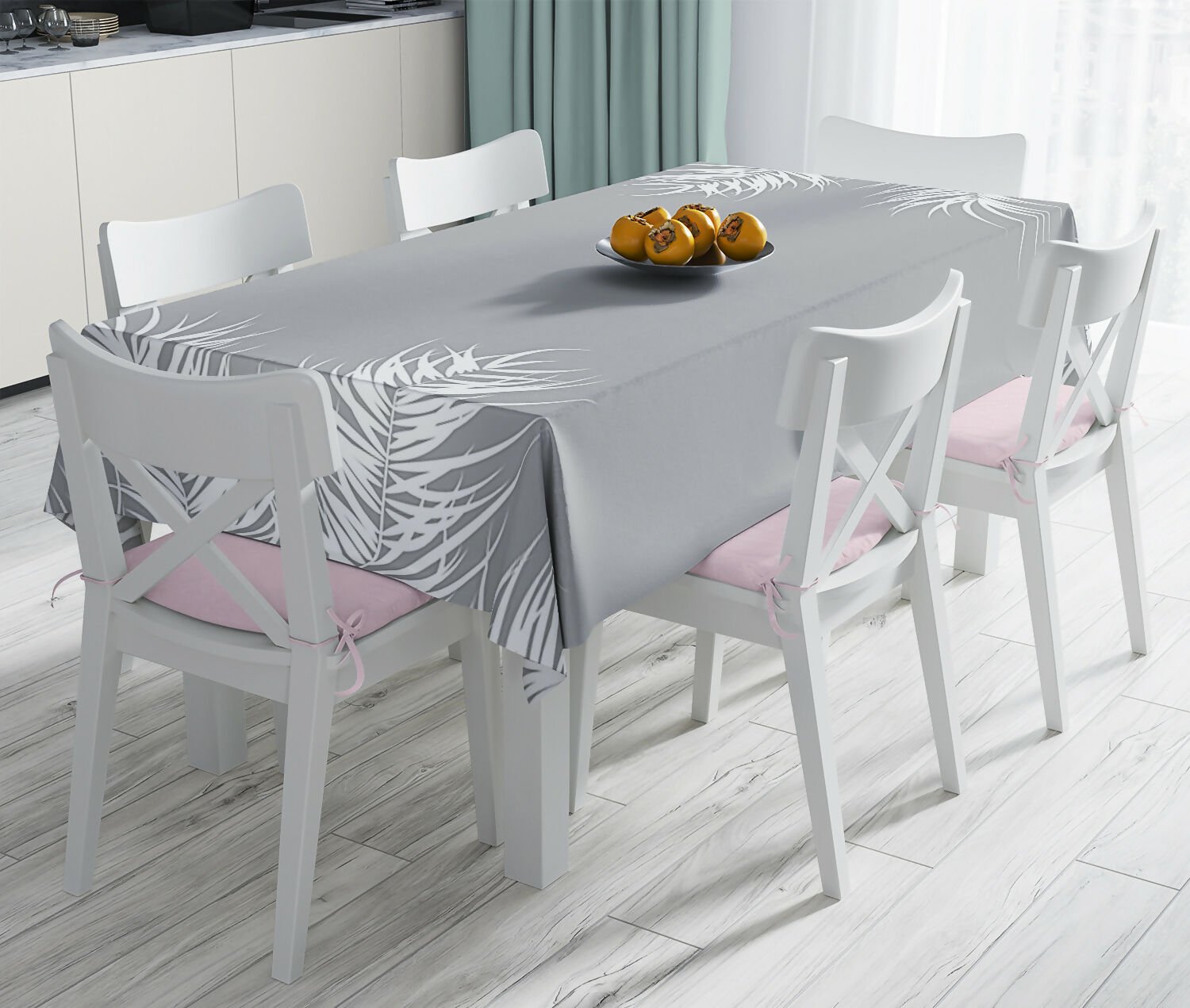 Everyday Essentials Tablecloths – Stain Resistant Fabric, Wrinkle-Free Table Cover for Dining Room or Kitchen Decor - Wear Sierra