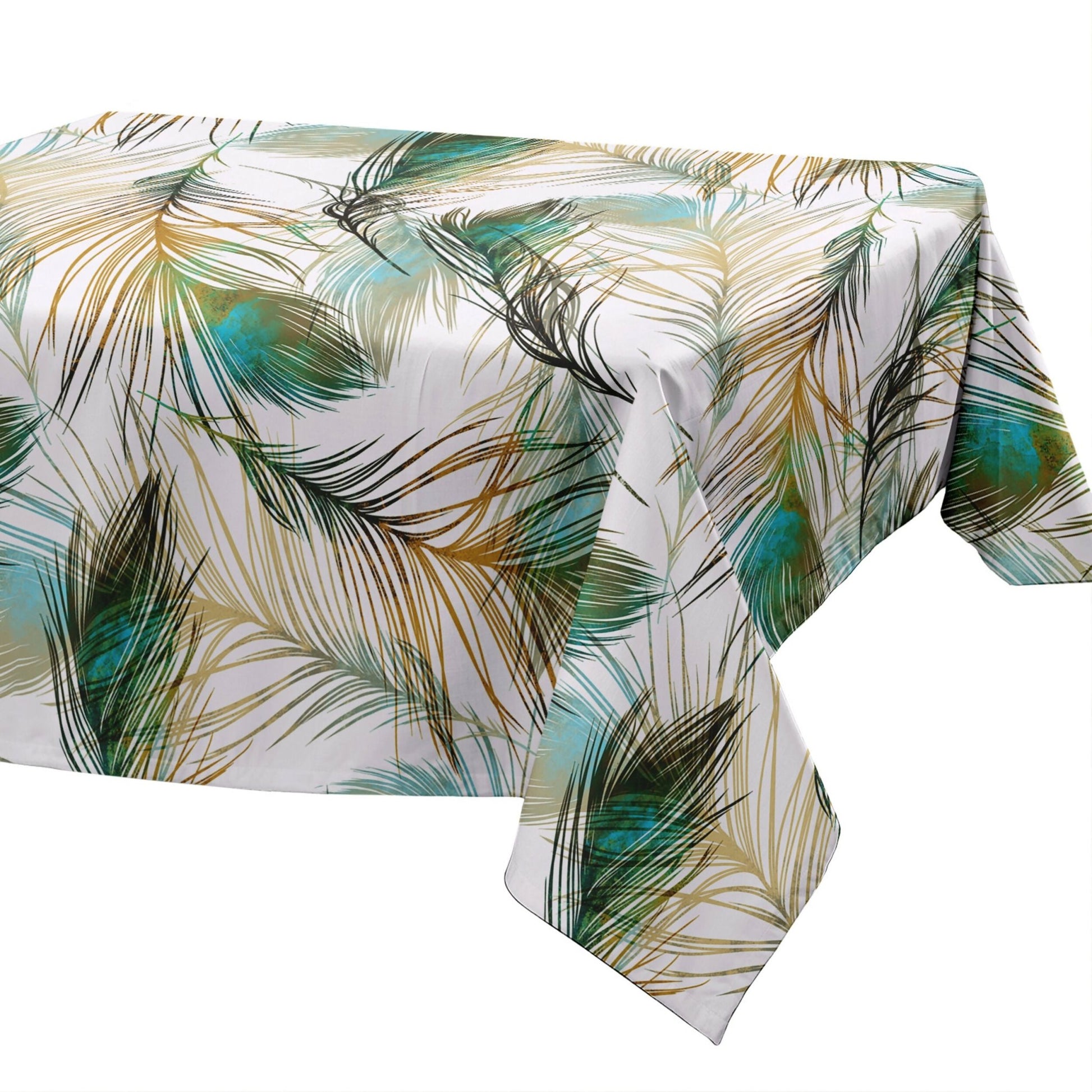 Everyday Essentials Tablecloths – Stain Resistant Fabric, Wrinkle-Free Table Cover for Dining Room or Kitchen Decor - Wear Sierra