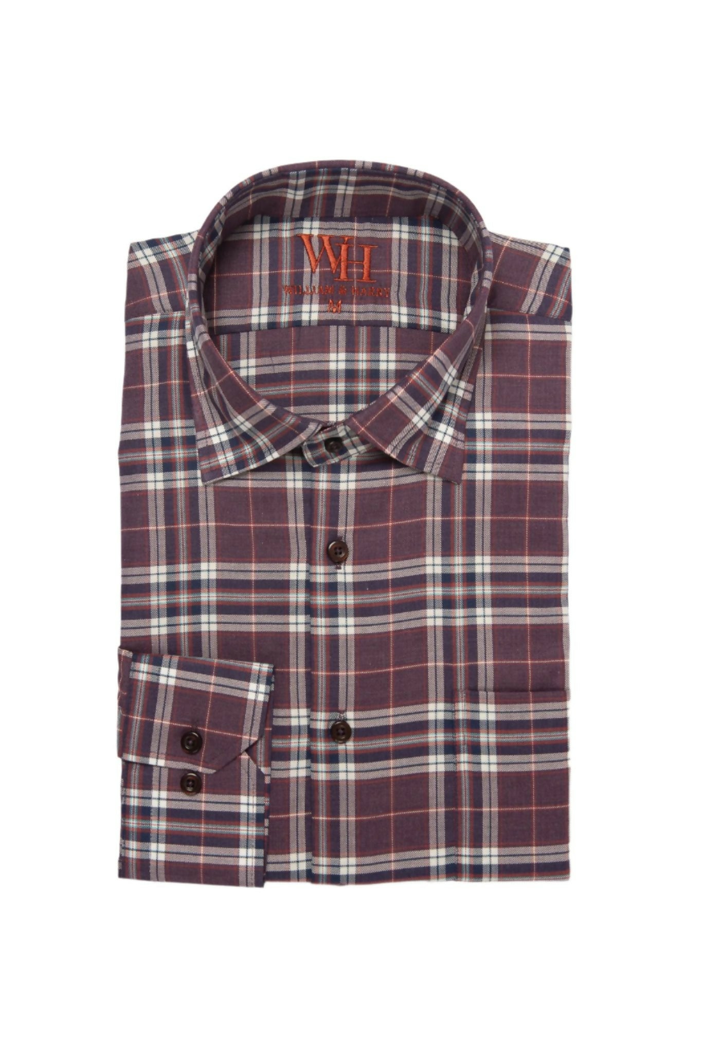 BurgundyPlaidShirt