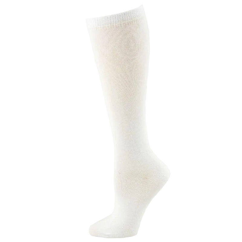 Flat Knit Combed Cotton Socks - School Uniform Knee High Socks in Convenient 3-Pair Packs