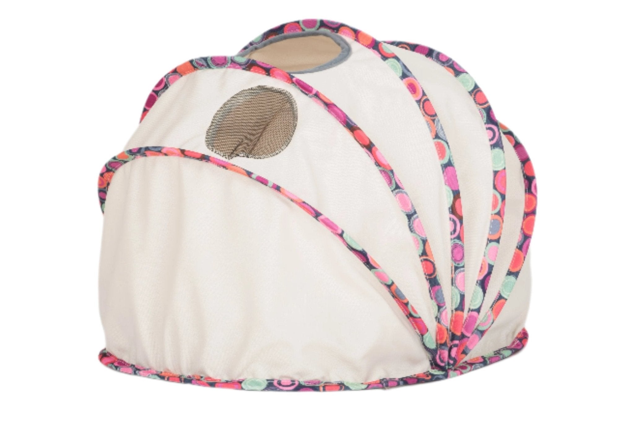 Foldable / Pop Up Cocoon Cave for Dogs, Cats and Companion Animals with Removable Cushion and Convenient Travel Carry Bag, Dog and Cat House with Bed - Wear Sierra
