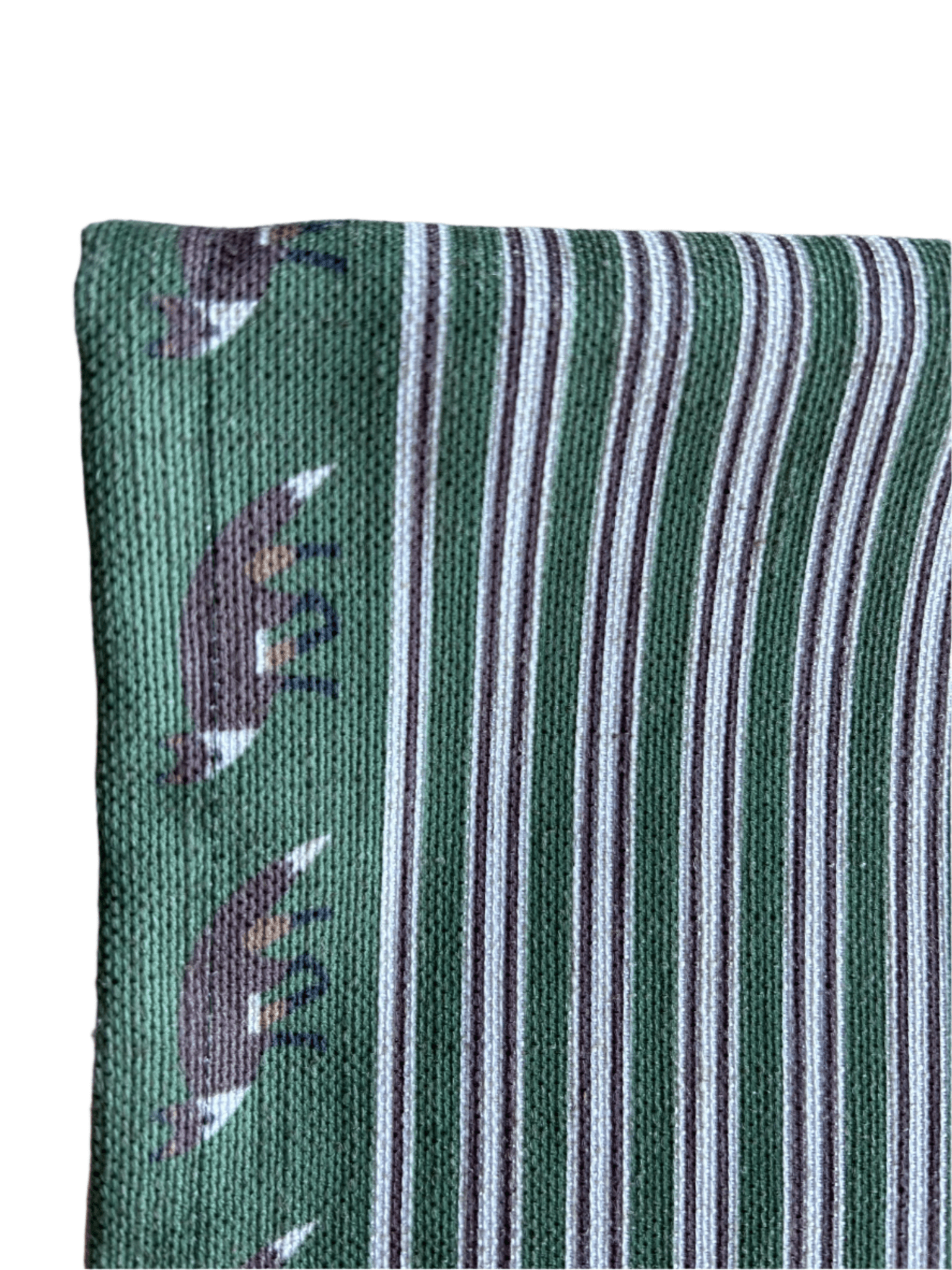 Fox Trot Pattern Linen-Feel Runner, Christmas Decorating in Classic Red and Hunter Green - Wear Sierra