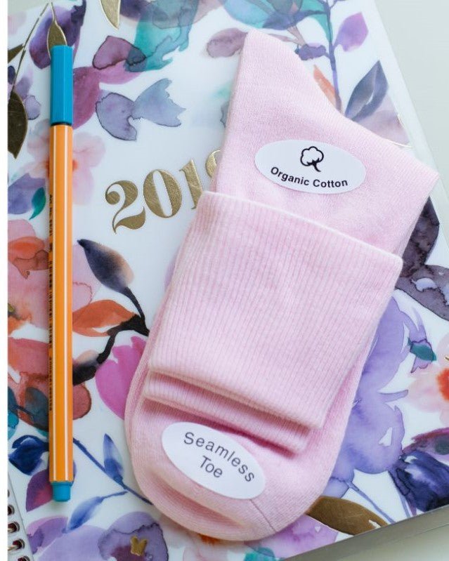 Girl's Uniform Socks, Classic Ribbed Pima Cotton Cuff Socks, Comfortable Women's Socks - Wear Sierra