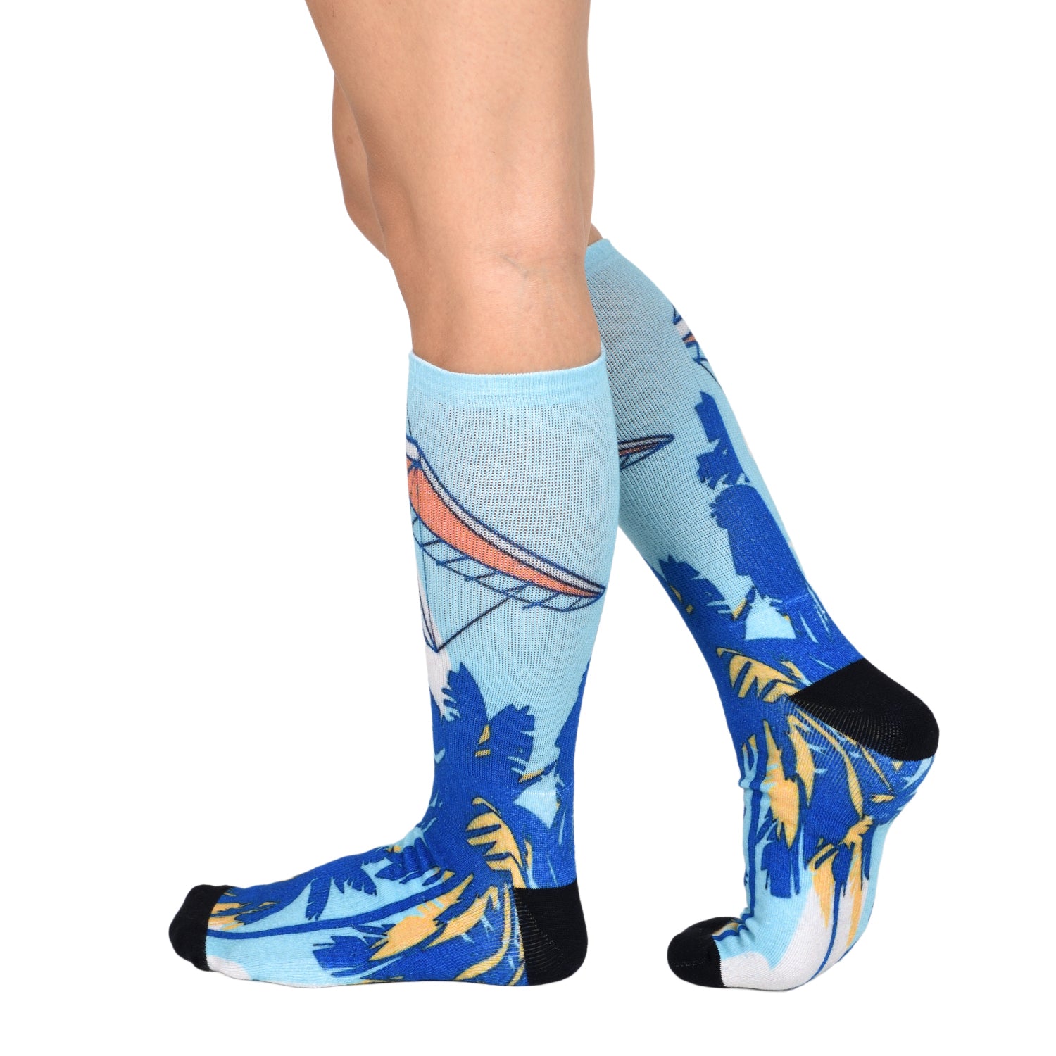 Men & Women's CoolMax Knee-High Socks, Nature Inspired Collection for Men & Women Eco-Friendly Knee High Socks