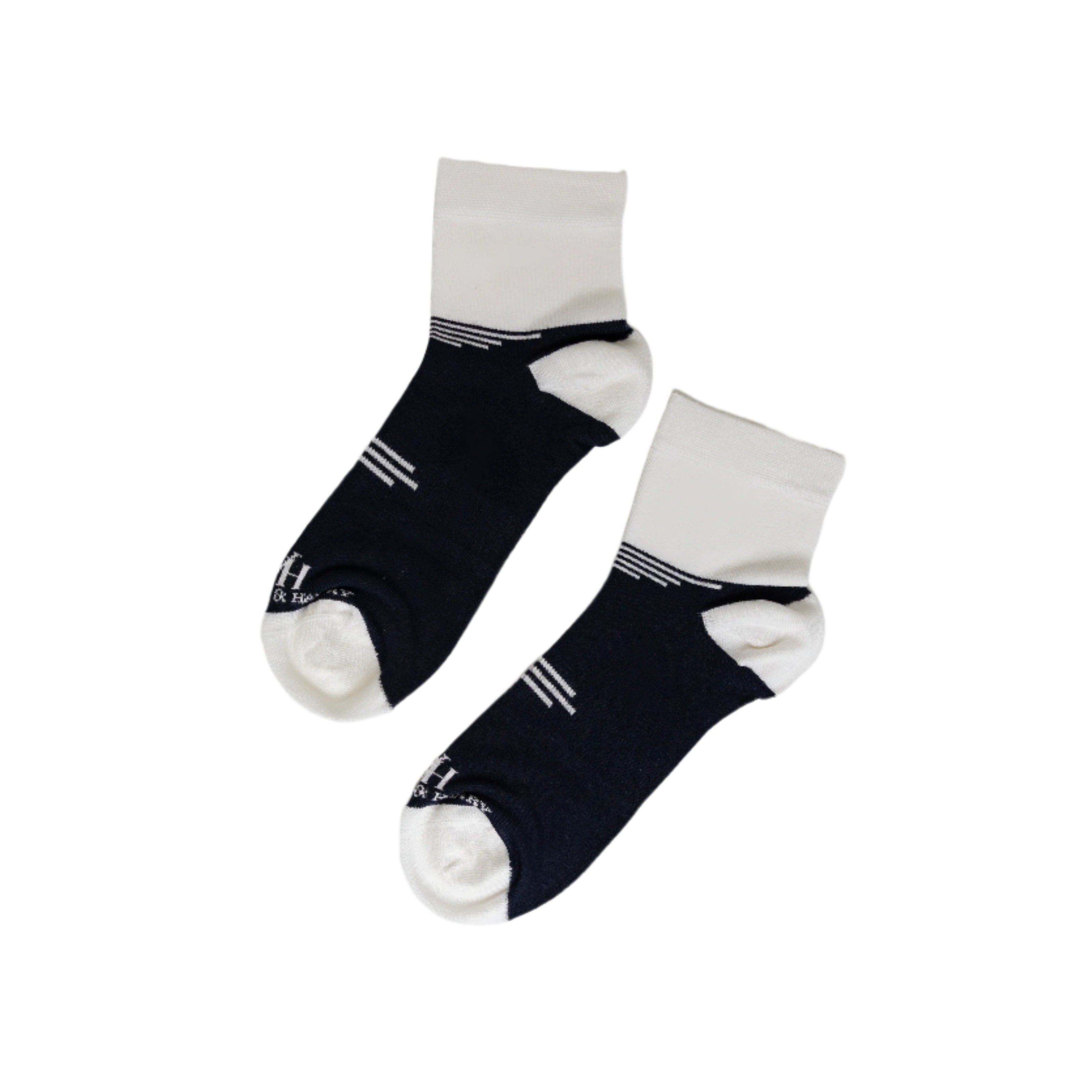 W&H Men's Ankle High Moisture-Wicking Performance Golf Socks