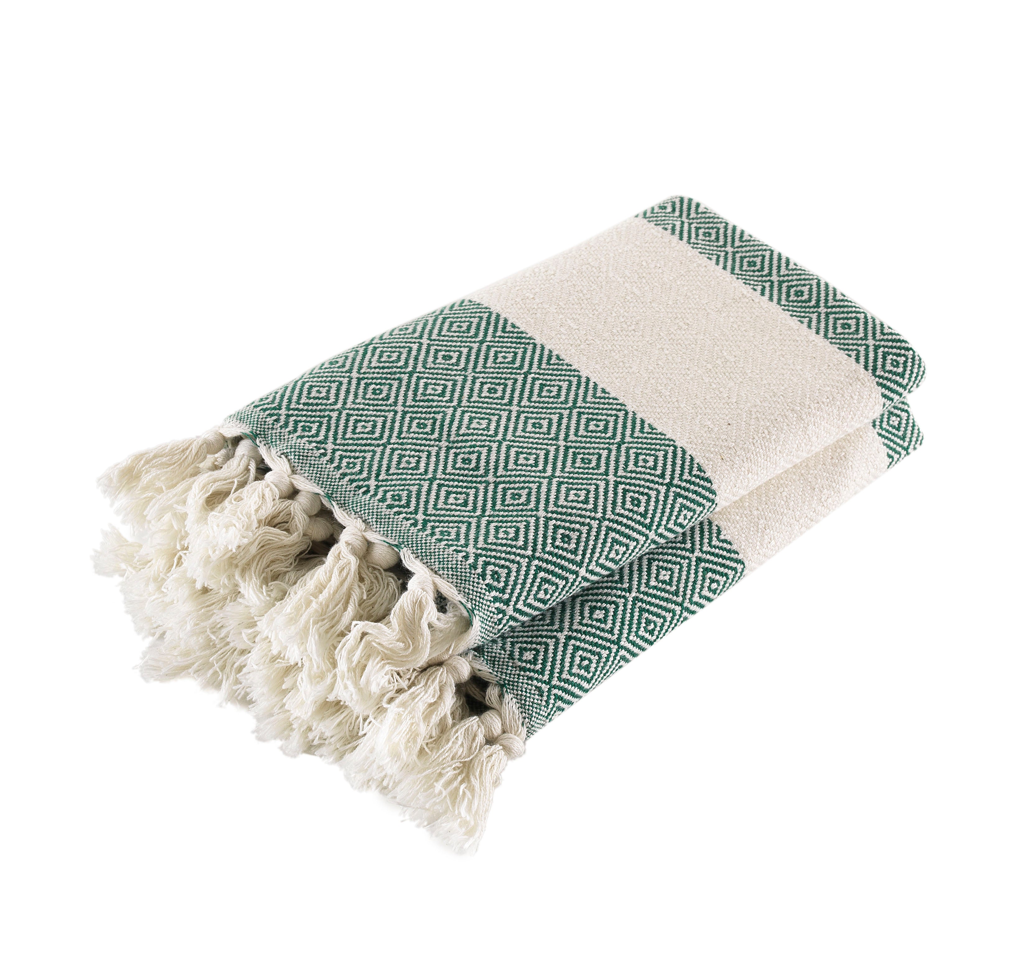 Turkish Hand Towels Set of 2 Decorative Towels for Bathroom and Kitchen - Soft, Absorbent and Quick Dry Farmhouse Towels for Hands, Hair and Face