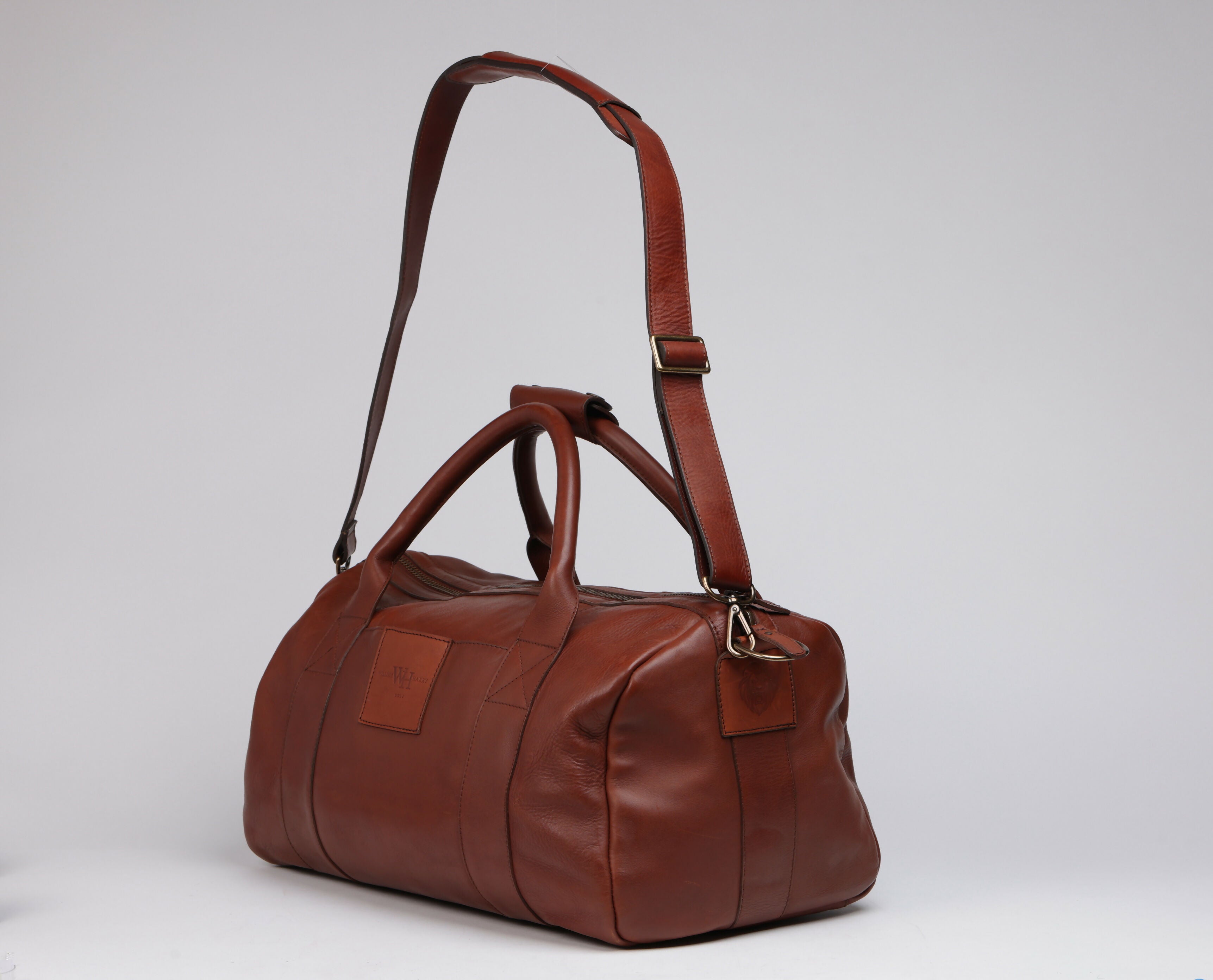 Brown Leather Golf Travel Bag