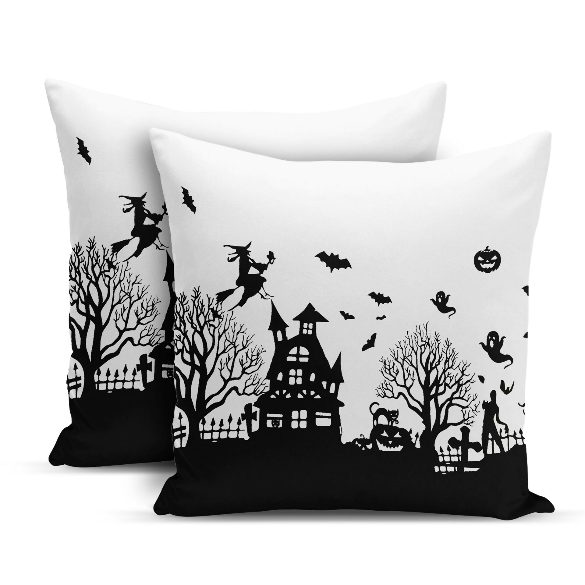 Halloween Themed Pillow Covers – Holiday Dining or Living Room Decoration - Wear Sierra